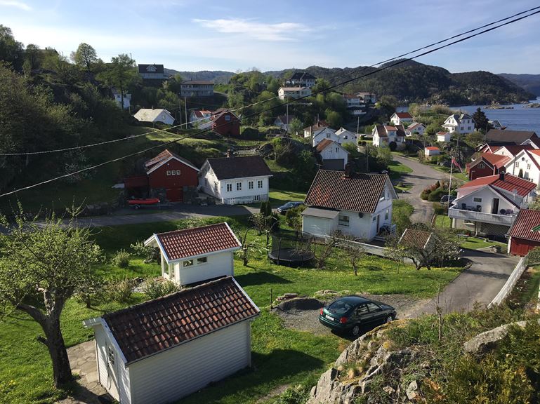 Hytte i kulturvernområdet på Andabeløy