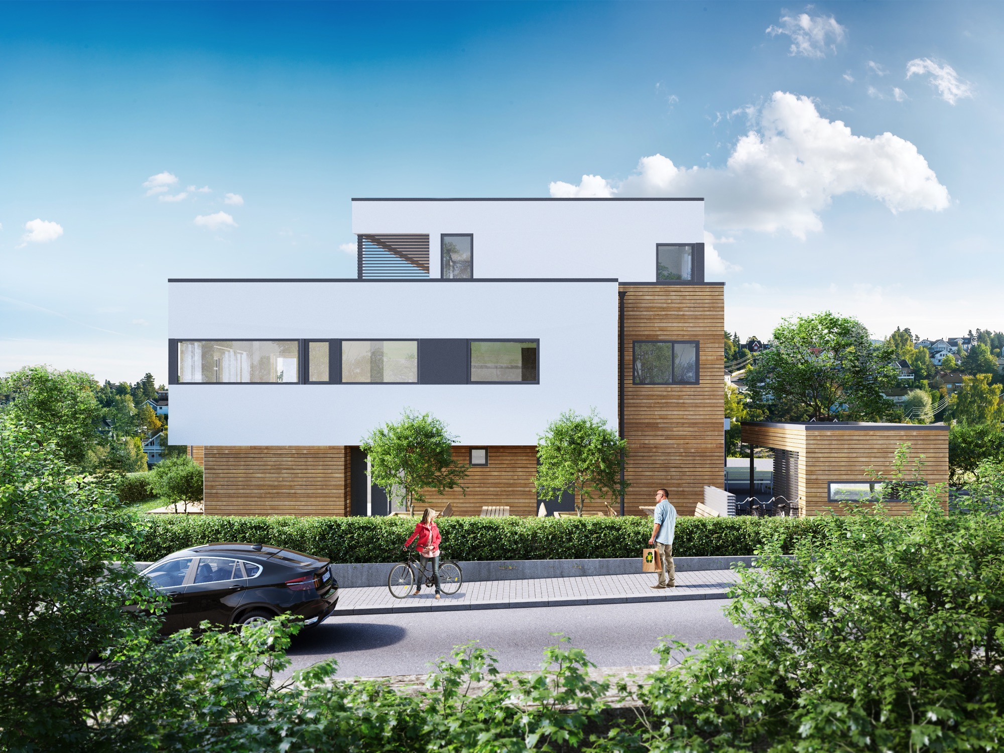 Fasade øst mot Reevegen